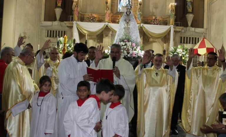Monseñor Domingo Salvador Castagna, arzobispo emérito de Corrientes.