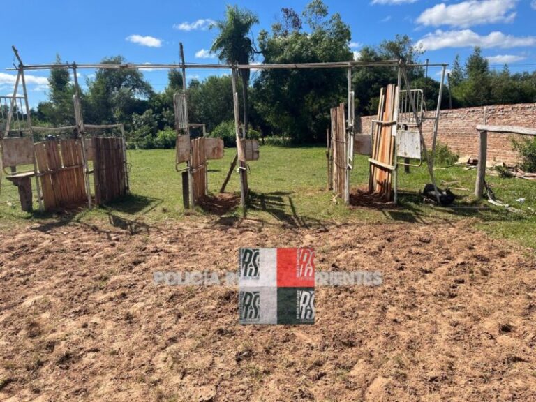 Policía en operativo de carreras cuadreras clandestinas en Yataity Poi