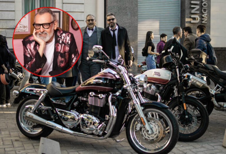 Benito Fernández en la Distinguished Gentleman’s Ride en Corrientes