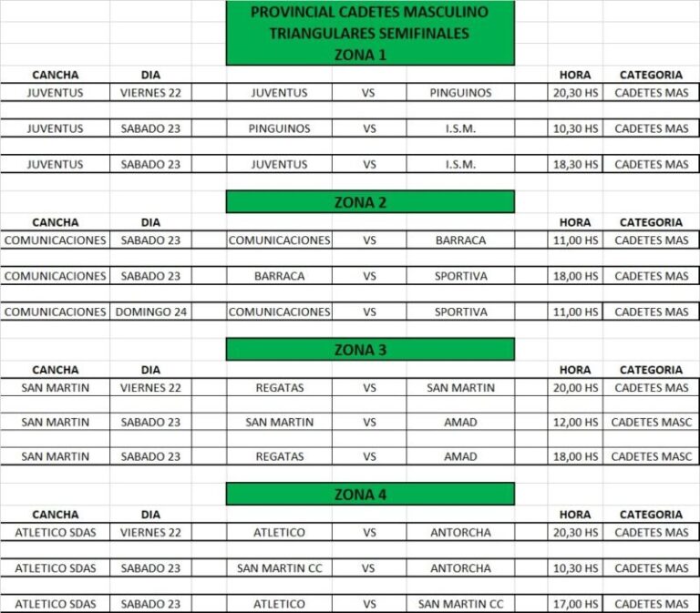 Partido de basquetbol de categoría Cadetes masculino