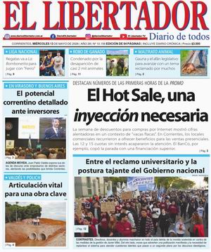 Gobernador de Corrientes Juan Pablo durante anuncio salarial