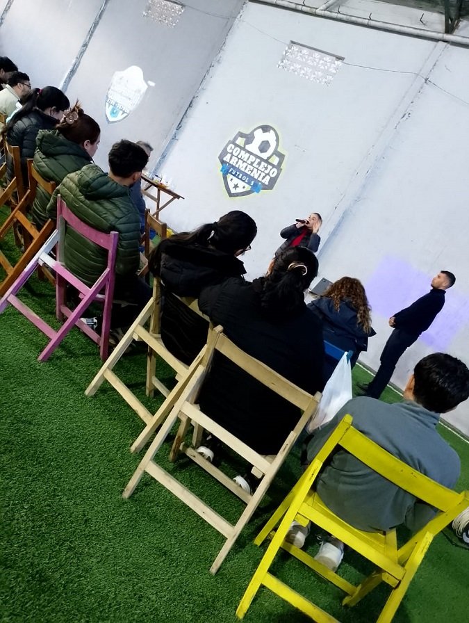 Jornada de presentación del programa Fútbol sin Pobreza en el Complejo Armenia F5