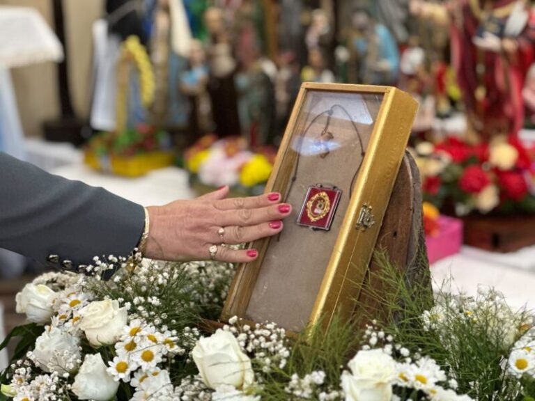 Vicegobernador Pedro Braillard Poccard en los festejos patronales de Berón de Astrada