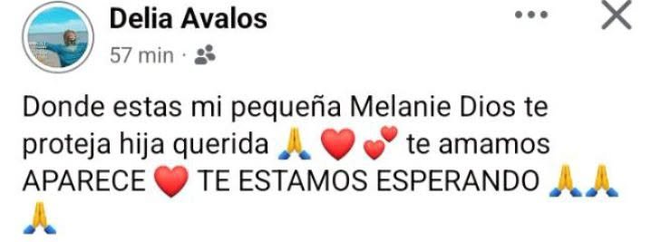 Fotografía de Melanie Aldaz, joven de 20 años desaparecida en Corrientes