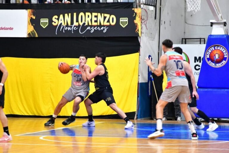Partido de básquet entre CAPRI y San Lorenzo de Monte Caseros