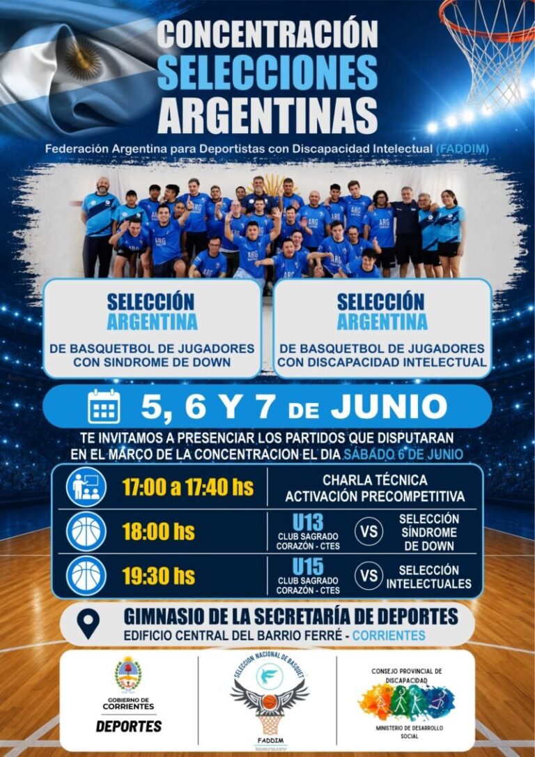 Partido de básquet adaptado en un gimnasio