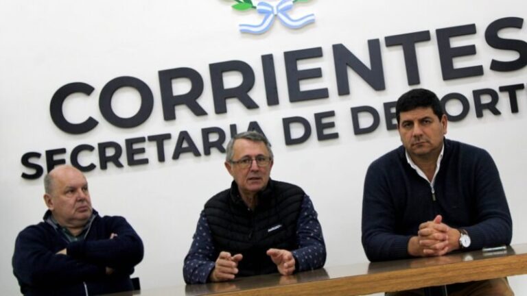 Presentación del Torneo Argentino de Federaciones en la Secretaría de Deportes de Corrientes