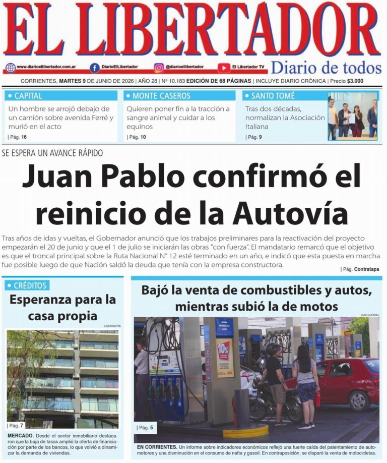 Edición digital del diario del 9 de junio de 2026
