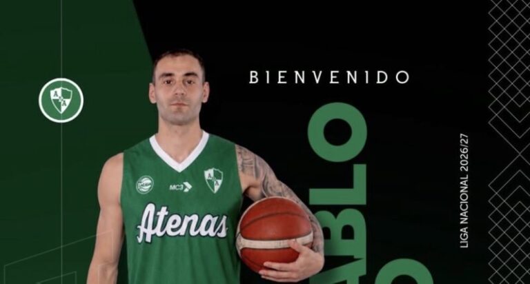 Juan Pablo Arengo con la camiseta de Atenas de Córdoba