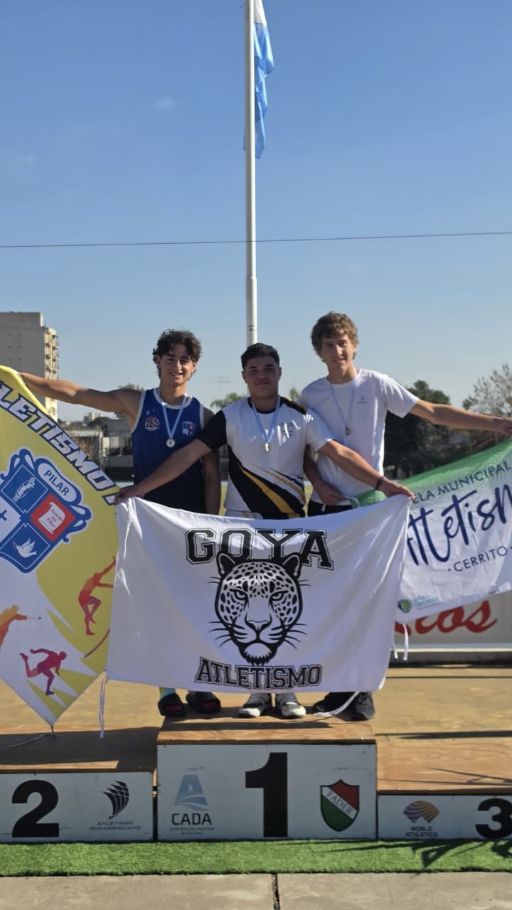 Atletas de Goya Atletismo en la Copa Nacional de Clubes de Lanzamientos