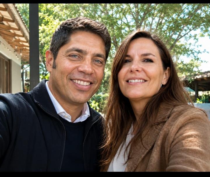 Axel Kicillof y Juan Pablo Valdés durante la firma de convenios en Corrientes