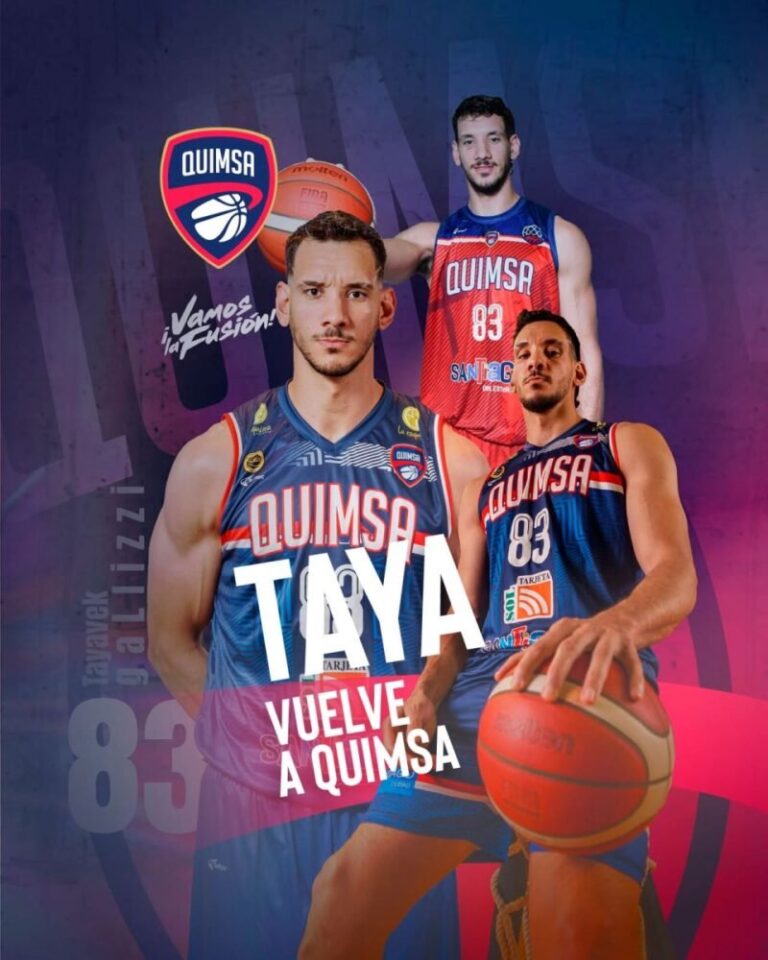Tayavek Gallizzi jugando al básquet con la camiseta de Regatas Corrientes