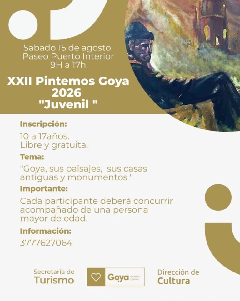 Artistas pintando en el Paseo Puerto Interior durante el concurso Pintemos Goya