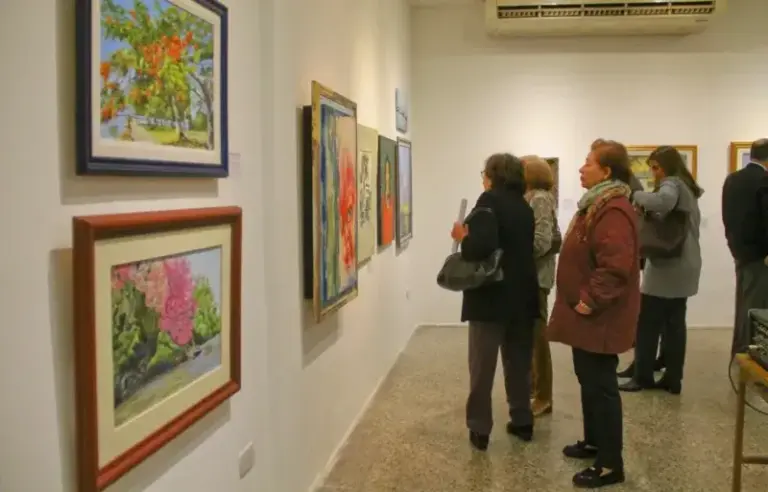 Sala José Negro del Museo Vidal con obras de CooperArt