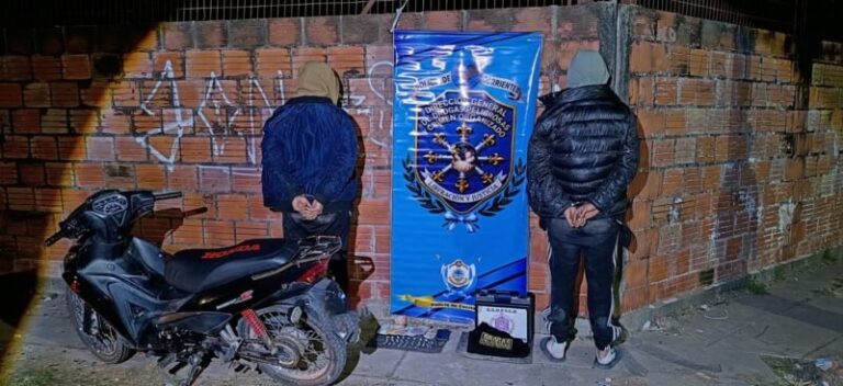 Detención de un joven con 45 dosis de cocaína en Corrientes