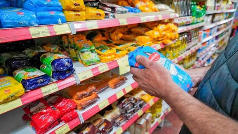 Gráfico de inflación de alimentos en el NEA según datos del Indec