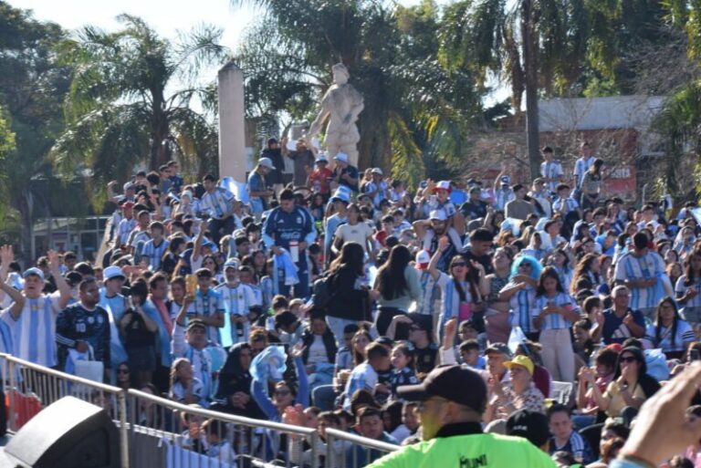 Festejos por el Mundial en Corrientes