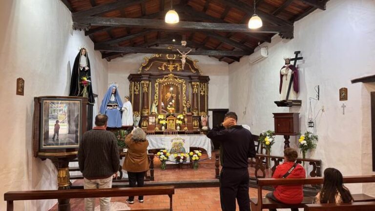 Procesión en la fiesta patronal de Santa Ana en Corrientes