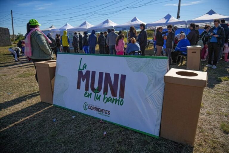 Operativo La Muni en Tu Barrio en Pirayuí Nuevo, Corrientes