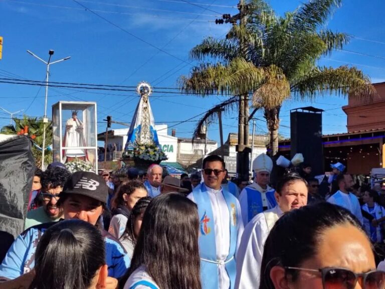 Jinetes en la peregrinación a Itatí