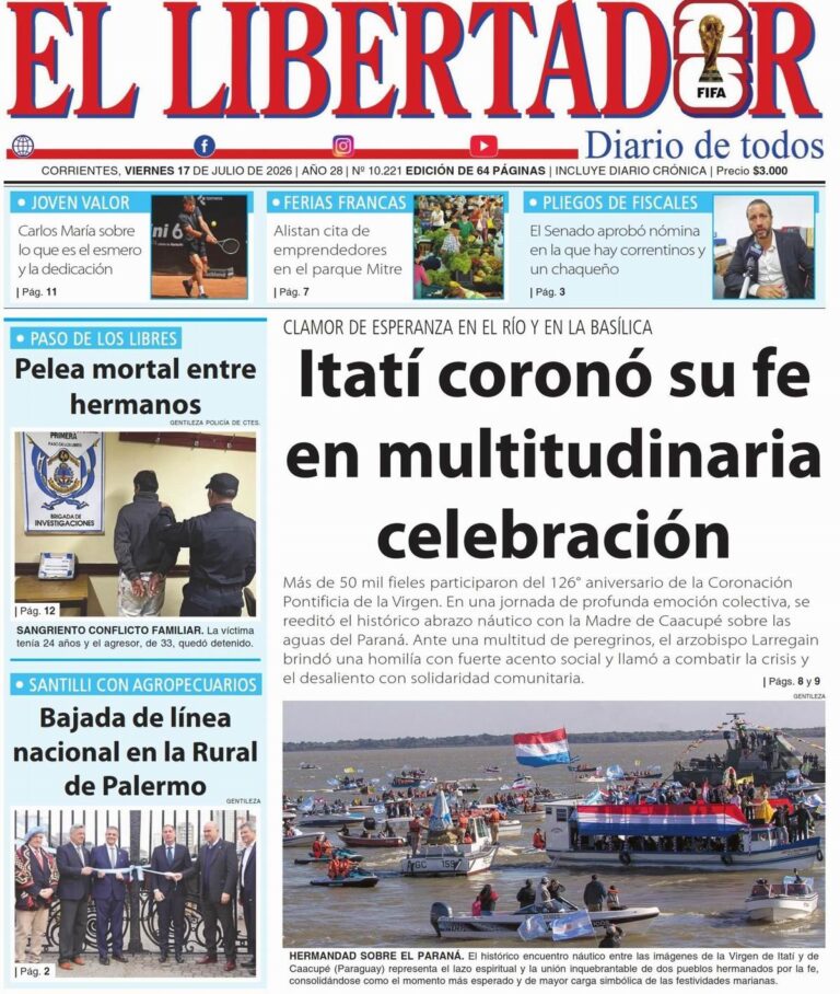 Resumen de noticias 17 de julio de 2026