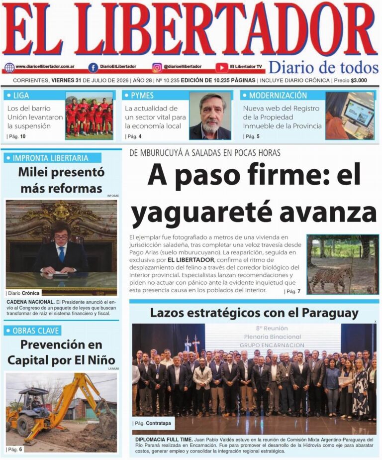 Resumen de noticias del 31 de julio de 2026