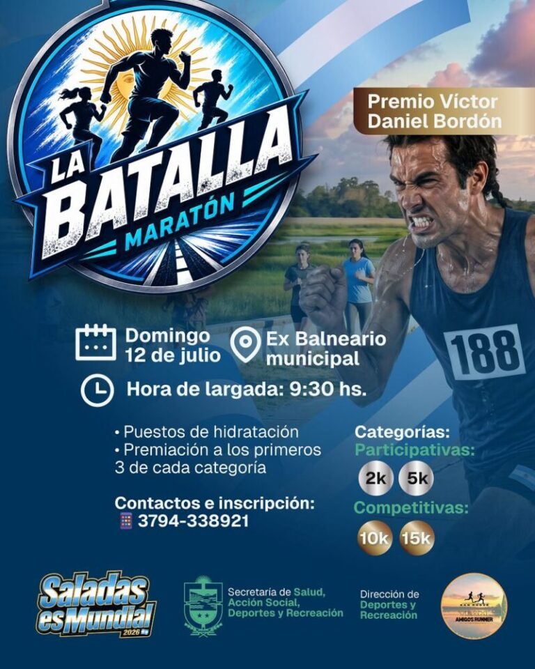 Maratón La Batalla en Saladas, Corrientes