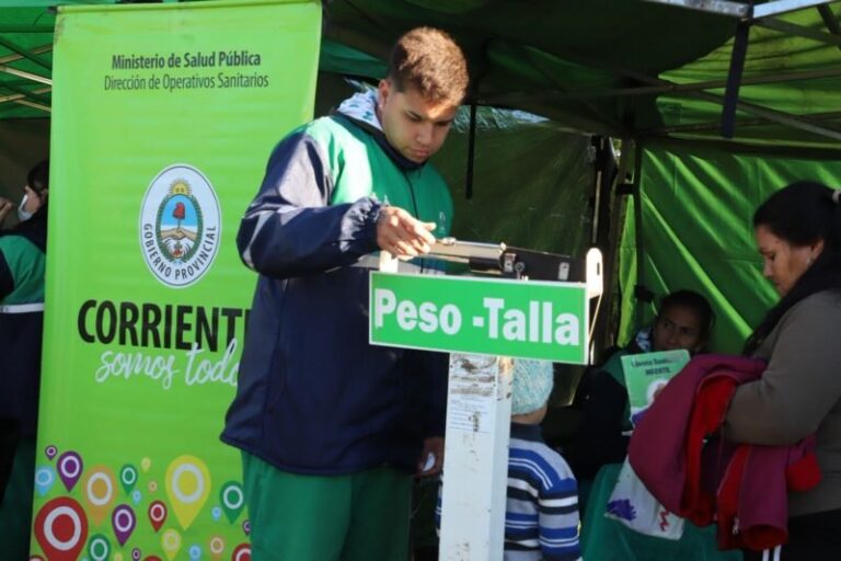 Operativo sanitario del Ministerio de Salud Pública de Corrientes