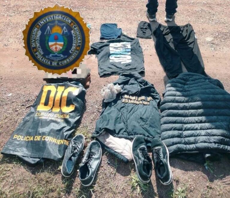 Detención en barrio Santa Teresita de Curuzú Cuatiá