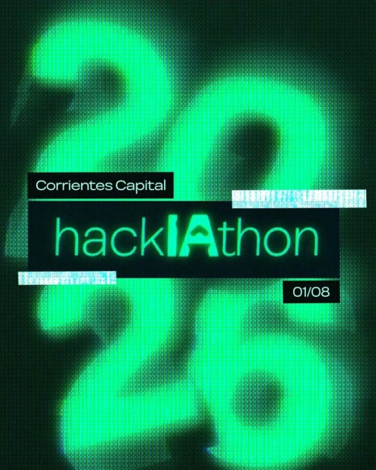 Participantes de HackIAthon trabajando en equipos durante la jornada de innovación