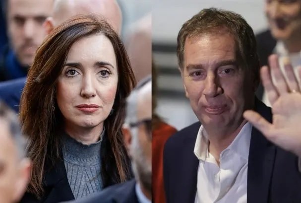 Diego Santilli y Victoria Villarruel en una sesión del Congreso