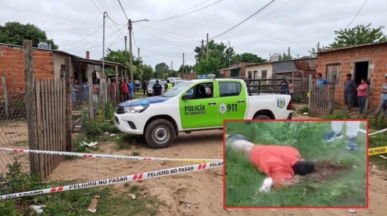 Villa La 20, barrio Pirayuí, Corrientes, donde ocurrió el asesinato