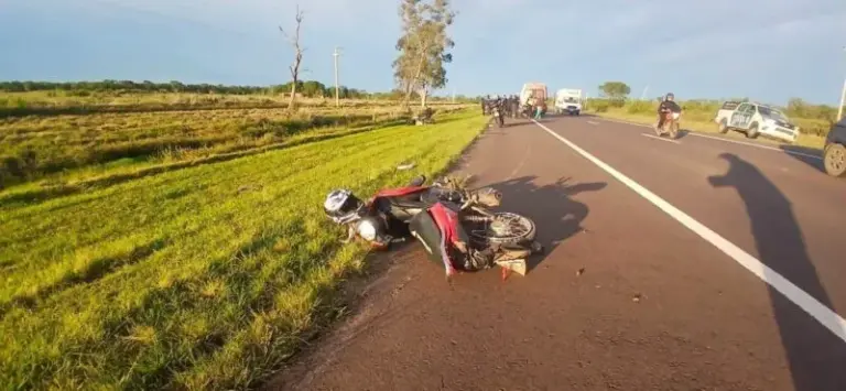 Motocicletas siniestradas en la Ruta Nacional 12, Corrientes