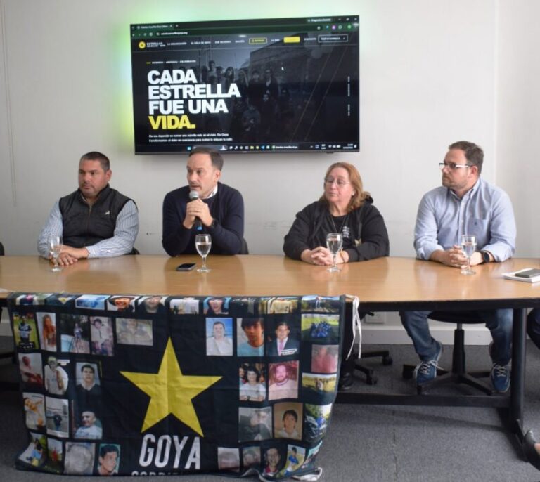 Presentación de la plataforma de geolocalización de Estrellas Amarillas en el Salón de Acuerdos de la Municipalidad de Goya