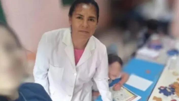 Policía durante un allanamiento en la zona rural de Esquina