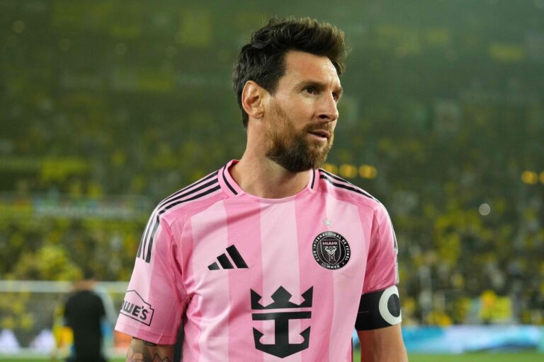 Lionel Messi durante un partido de Inter Miami