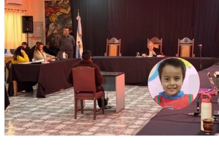Tribunal Oral Federal de Corrientes durante una audiencia del juicio por Loan Danilo Peña