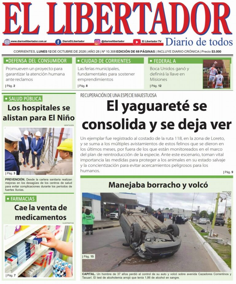 Portadas de los diarios del 12 de octubre de 2026